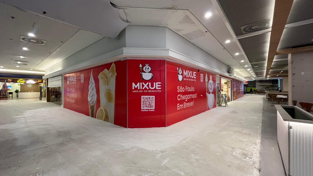 1ª Mixue no Brasil será no Shopping Cidade São Paulo