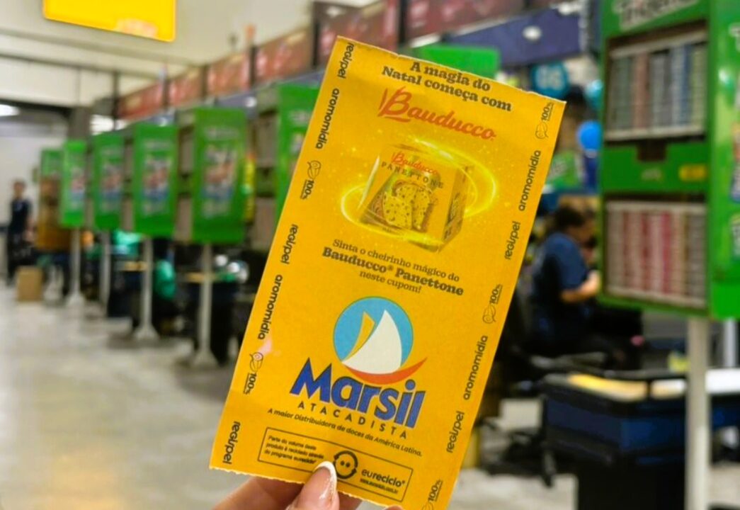 Marsil insere aroma do panetone Bauducco em cupons e tickets